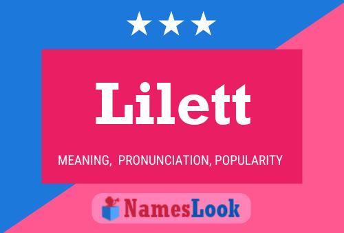 Lilett Name Poster