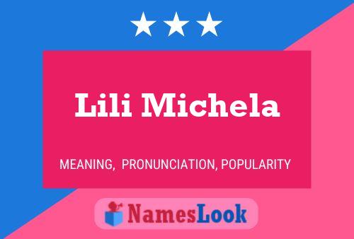 Lili Michela Name Poster