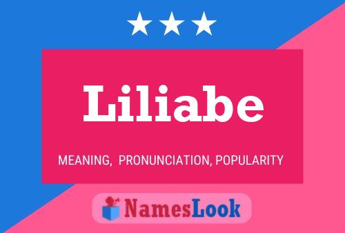 Liliabe Name Poster