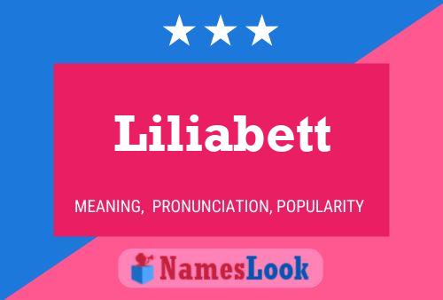 Liliabett Name Poster