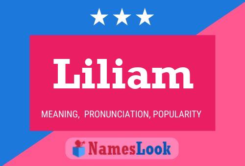 Liliam Name Poster