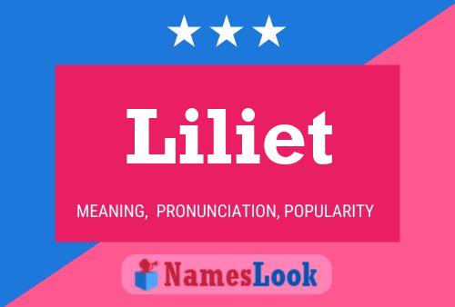 Liliet Name Poster