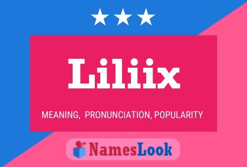 Liliix Name Poster