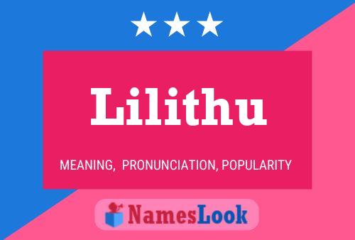 Lilithu Name Poster