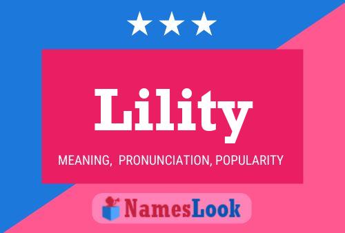 Lility Name Poster