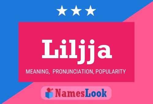 Liljja Name Poster