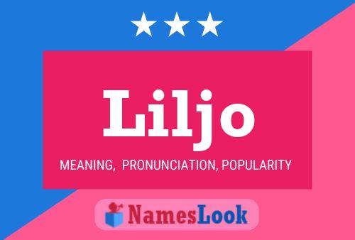 Liljo Name Poster