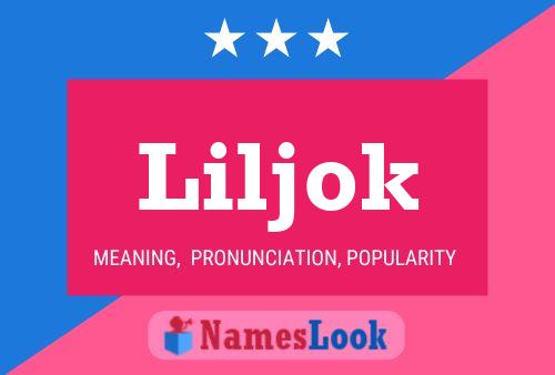 Liljok Name Poster