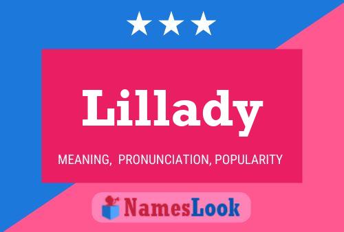 Lillady Name Poster