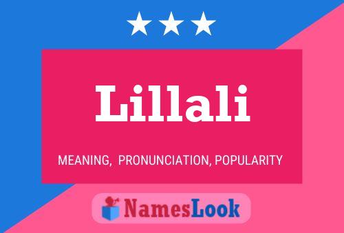 Lillali Name Poster