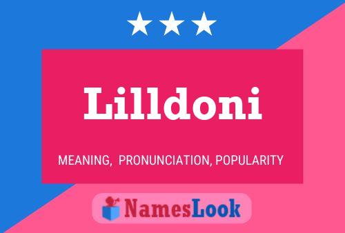 Lilldoni Name Poster