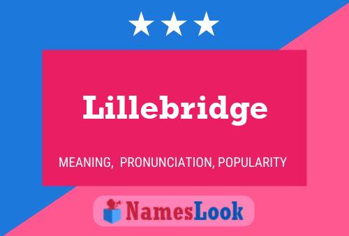 Lillebridge Name Poster