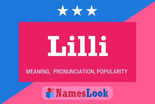 Lilli Name Poster