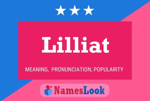 Lilliat Name Poster