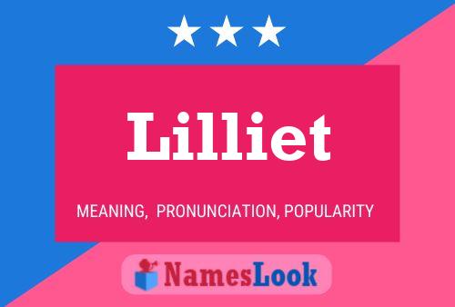 Lilliet Name Poster