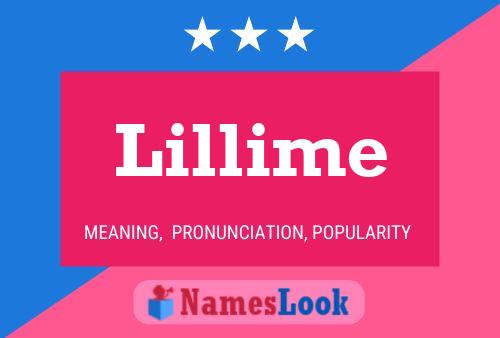 Lillime Name Poster