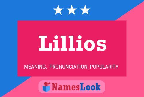 Lillios Name Poster