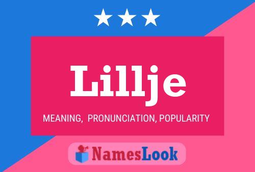 Lillje Name Poster