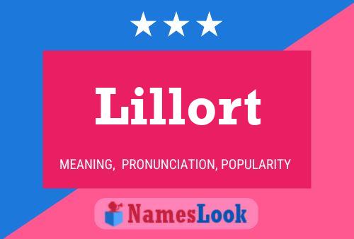 Lillort Name Poster