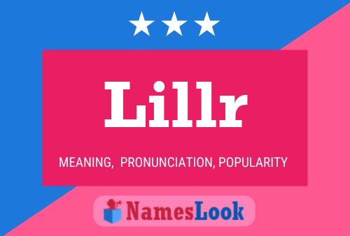 Lillr Name Poster