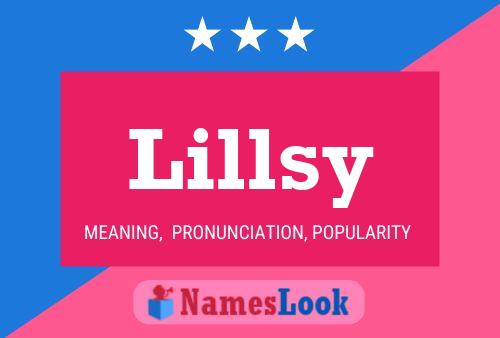 Lillsy Name Poster