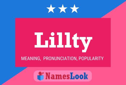 Lillty Name Poster