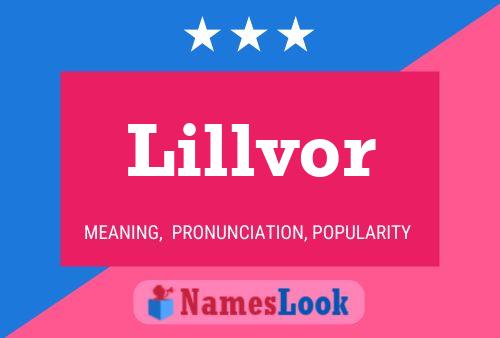 Lillvor Name Poster