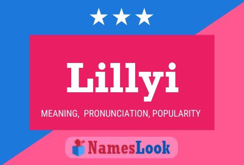 Lillyi Name Poster