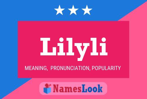 Lilyli Name Poster