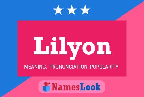 Lilyon Name Poster