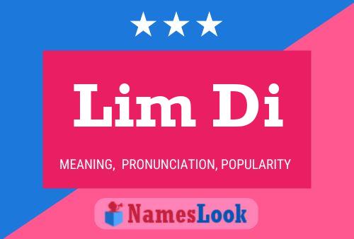 Lim Di Name Poster