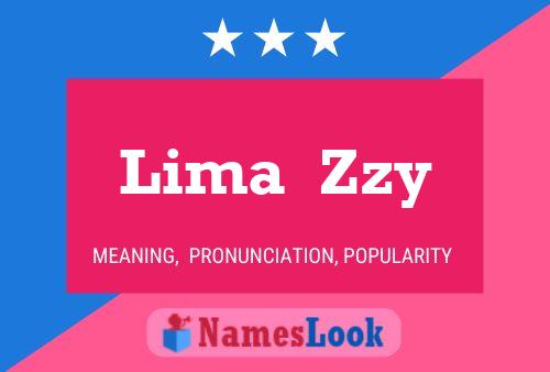 Lima  Zzy Name Poster