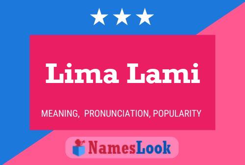 Lima Lami Name Poster