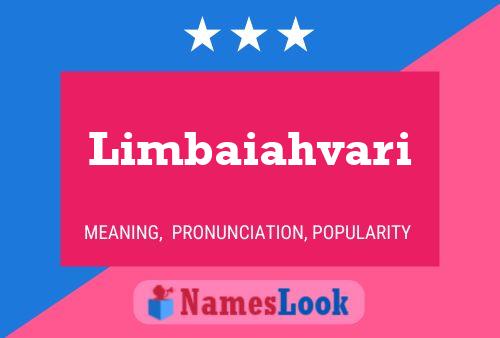 Limbaiahvari Name Poster