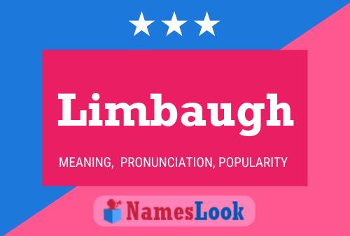 Limbaugh Name Poster