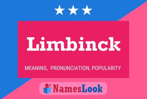 Limbinck Name Poster