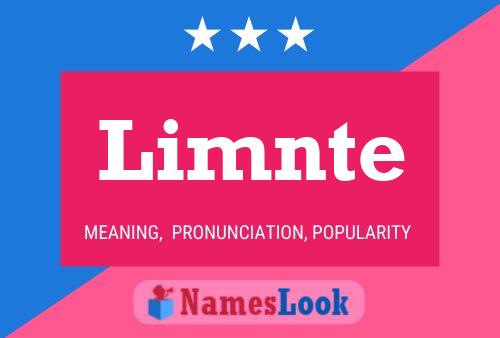 Limnte Name Poster