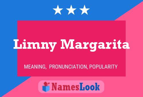 Limny Margarita Name Poster