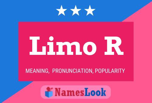 Limo R Name Poster