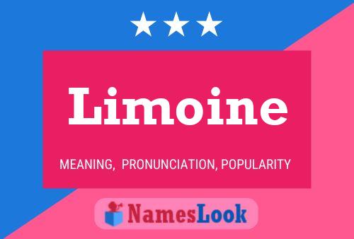 Limoine Name Poster