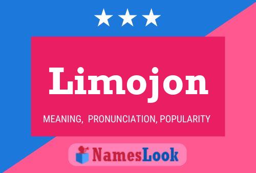 Limojon Name Poster