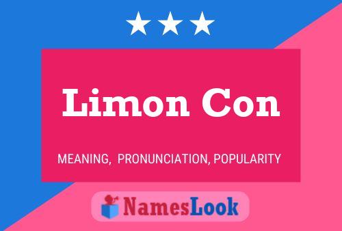 Limon Con Name Poster