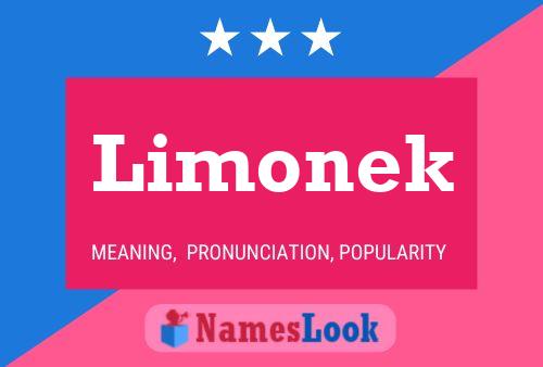 Limonek Name Poster