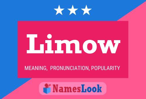 Limow Name Poster