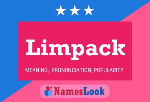 Limpack Name Poster