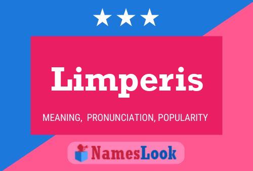 Limperis Name Poster