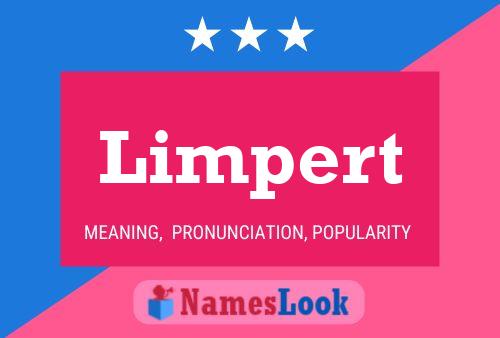 Limpert Name Poster