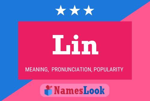 Lin Name Poster