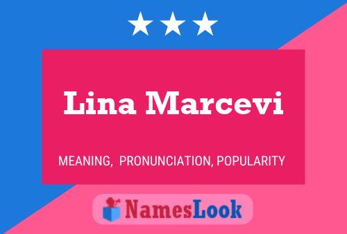 Lina Marcevi Name Poster