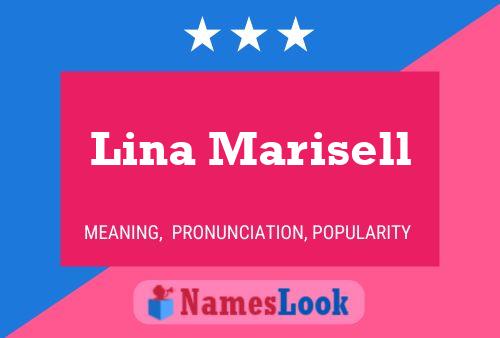 Lina Marisell Name Poster